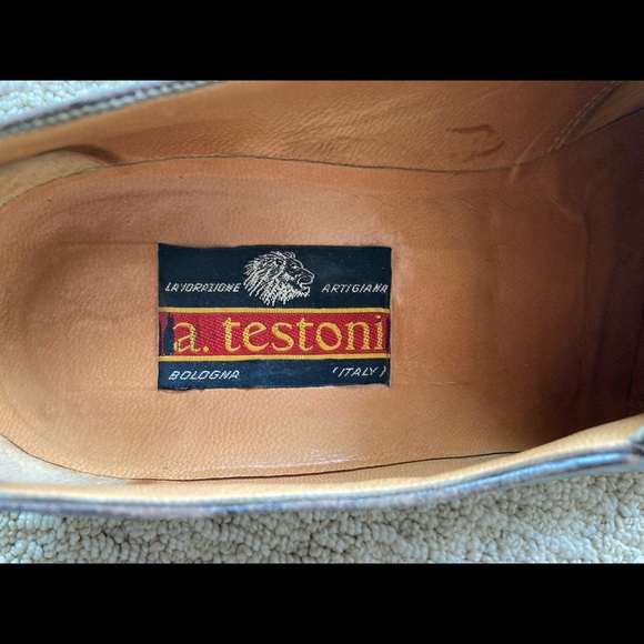 A. Testoni Ostrich loafers - Picture 5 of 6